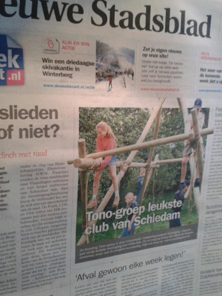 Het Nieuwe Stadsblad van 9 januari 2013, voorpagina Het Nieuwe Stadsblad van 9 januari 2013, voorpagina