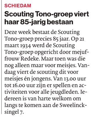 Algemeen Dagblad / katern Waterweg - 23 maart 2019 - Pagina 6 Op 23 maart 2019 staat dit artikel op pagina 6 van het katern Waterweg.